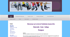 Desktop Screenshot of jeannedarc66.com